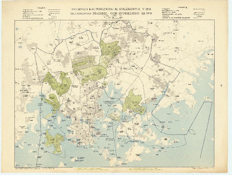 Esikatselukuva:&nbsp;Helsingin Kaupunginosa Ja Kyläjako
	
		Suunnitelma, ei välttämättä toteutunut