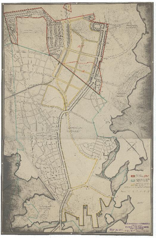 Esikatselukuva:&nbsp;Herttoniemen Aluee: Kaupungin Maita, Tehdas- Ja Ratapiha-alueita
	
		Suunnitelma, ei välttämättä toteutunut