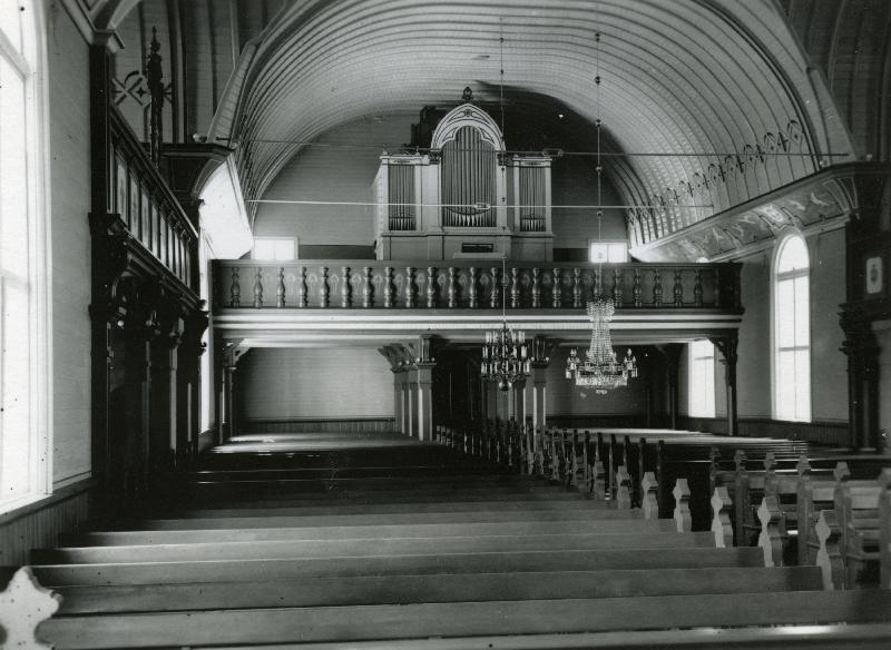 Esikatselukuva:&nbsp;Hämeenkyrön kirkko
	
		Kuva kirkon urkuparvelle päin