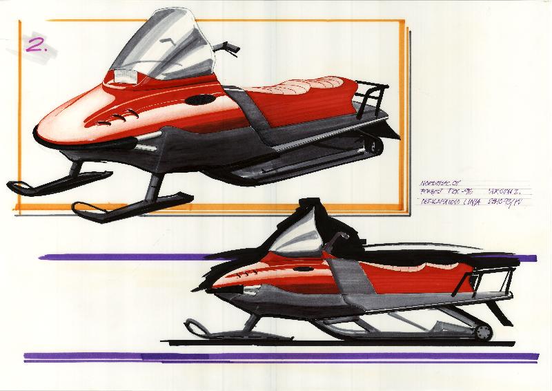 ???resource.thumbnail???: Nordtrack Oy:n Lynx-moottorikelkka luonnos