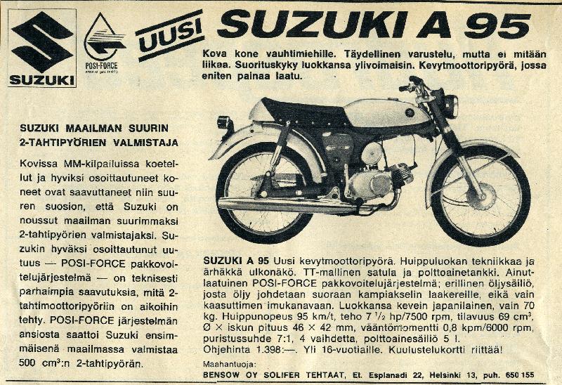 Esikatselukuva: Suzuki A 95 -mainos
