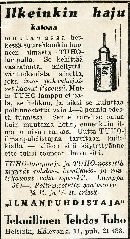 Esikatselukuva: Tuho-ilmanpuhdistaja