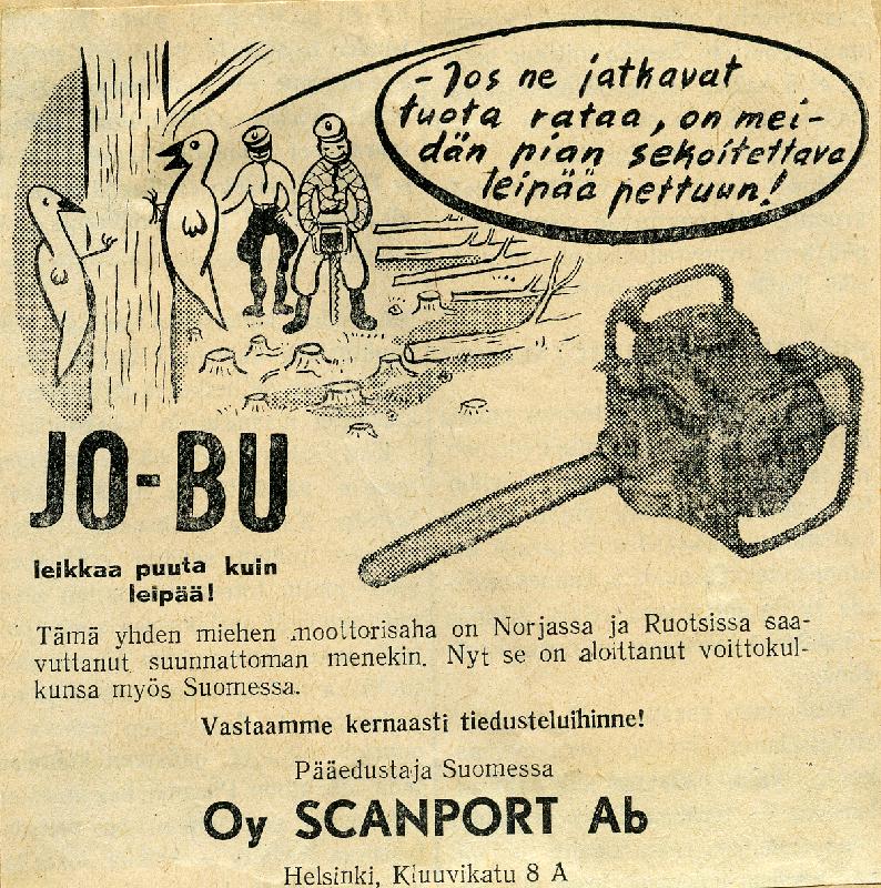 Esikatselukuva:&nbsp;Jo-Bu -moottorisaha