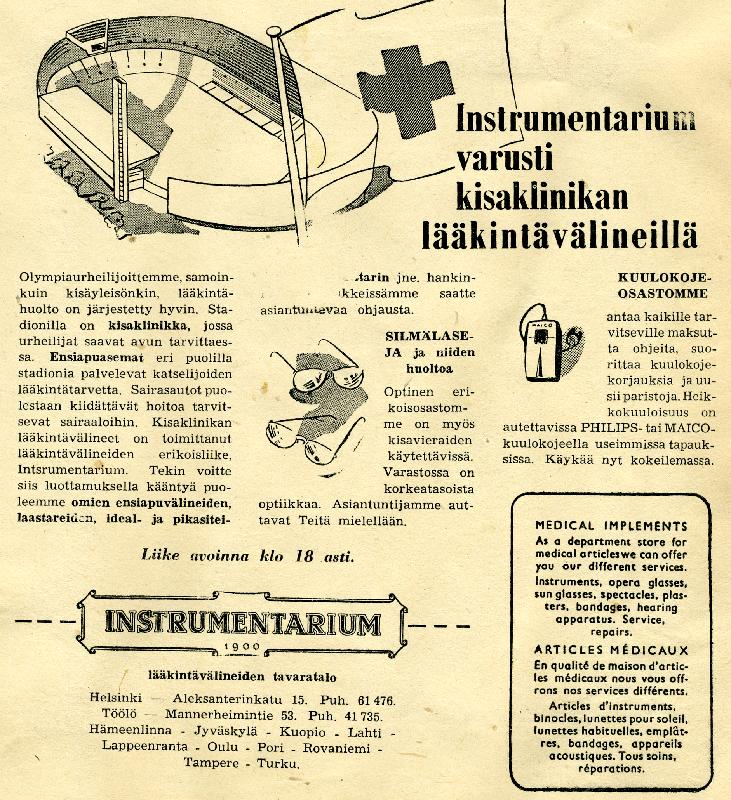 Esikatselukuva: Instrumentarium-mainos