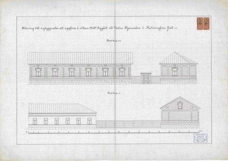 Esikatselukuva: Alue 60c Valo, julkisivupiirustus