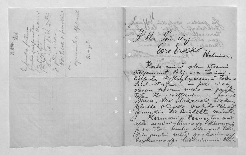 Thumbnail: Kokko, Heikki
	
		Kokko, Heikki (Kemi): S: 30.11. ja 11.12.1916.
