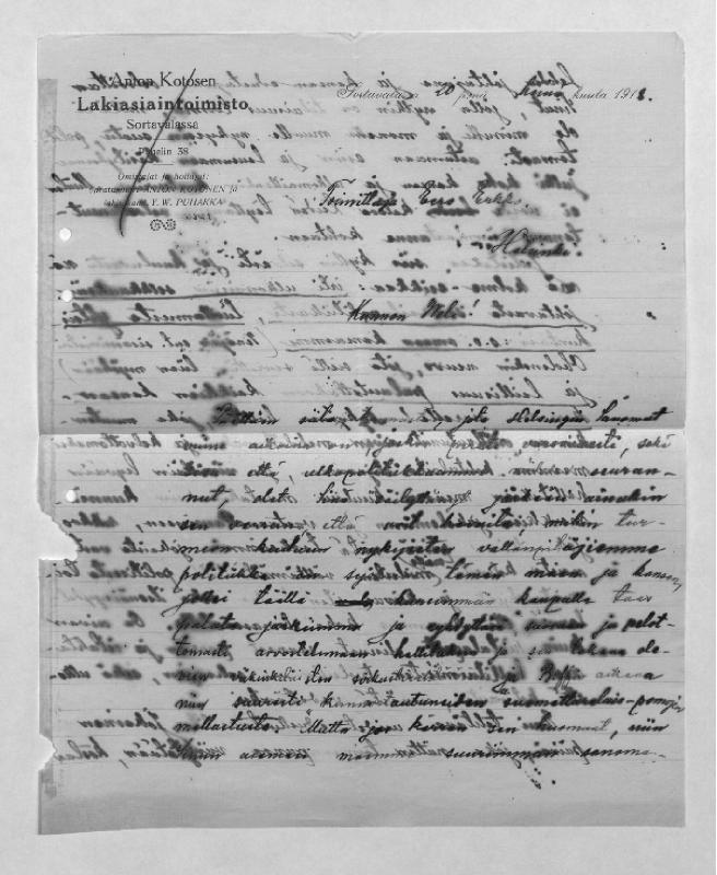 Esikatselukuva: Kotonen, Anton
	
		Kotonen, Anton (Sortavala): S: 20.7.1918.
