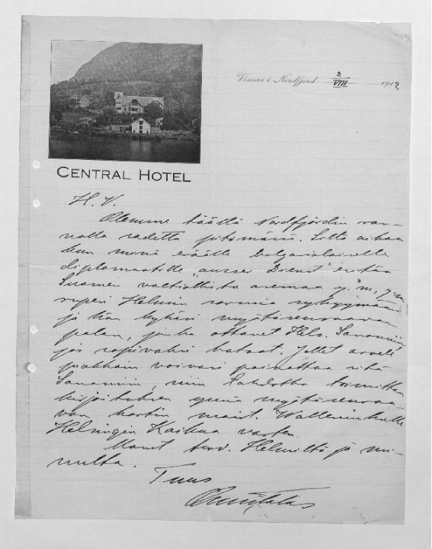 Esikatselukuva: Talas, Onni
	
		Talas, Onni (Visnes i Nordfjord, Norja): S: 2.8.1912.