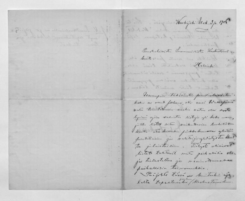 Esikatselukuva: Arokallio, Gustaf 
	
		Arokallio, Gustaf (Kurkijoki): S: 3.8. ja 9.8.1906 sekä 20.11.1913.