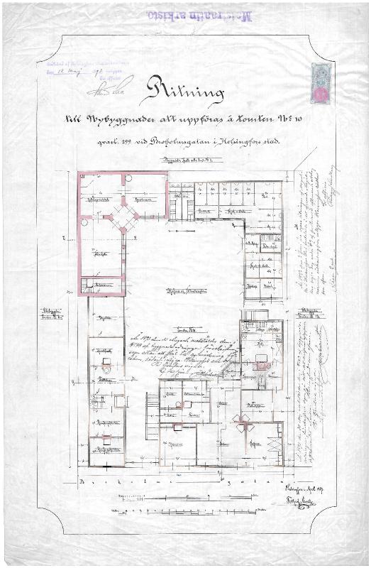 Esikatselukuva:&nbsp;Siltasaarenkatu 7, pohjapiirros