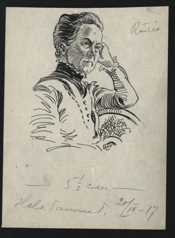 Thumbnail:&nbsp;HS 21.4.1917 Katri Rautio
	
		20.4.1917. Katri Rautio, oik. ja o.s. Wendla (Vendla) Katrina Aaltola, entinen Bengtsson (1864−19...