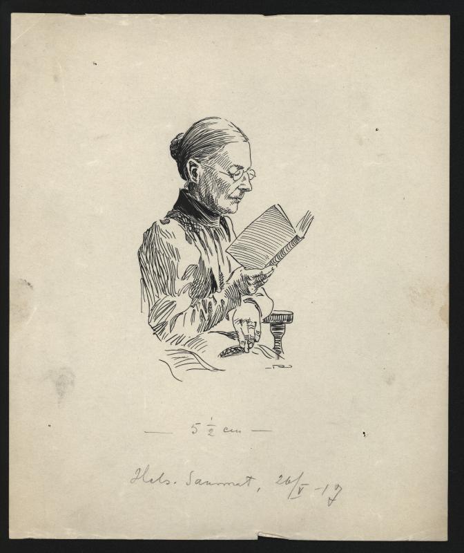 Esikatselukuva: HS 27.5.1917 Mathilda Roslin-Kalliola
	
		Piirustuksen päiväys 26.5.1917. Mathilda (Matilda) Roslin-Kalliola o.s. Ahlroth (1837 Merikarvia-...