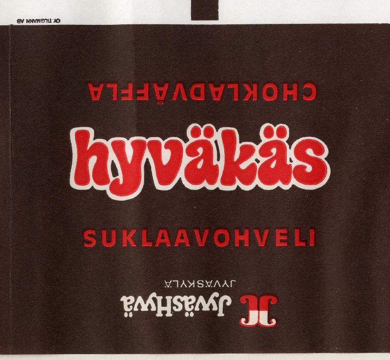 Esikatselukuva:&nbsp;Hyväkäs -suklaavohvelin kääre
	
		JyväsHyvä