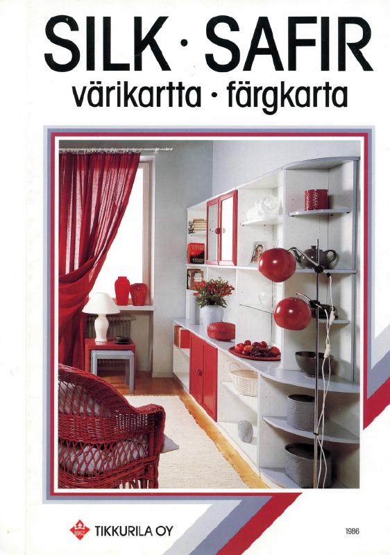 Esikatselukuva:&nbsp;Tikkurila Silk -ja Safir-värikartta