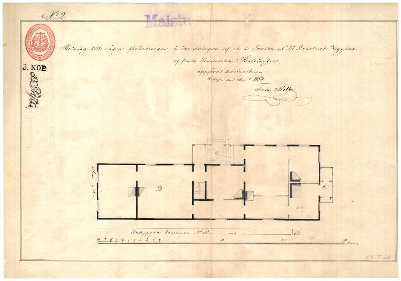 Esikatselukuva:&nbsp;Annankatu 8, pohjapiirros