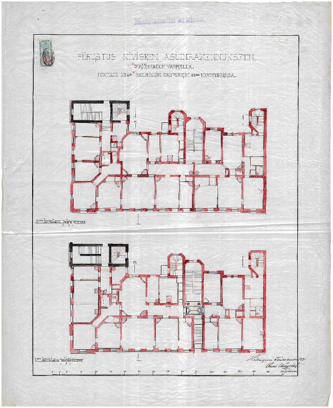 Esikatselukuva: Lönnrotinkatu 4, pohjapiirros
