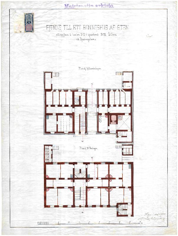 Esikatselukuva:&nbsp;Kasarmikatu 34, pohjapiirros