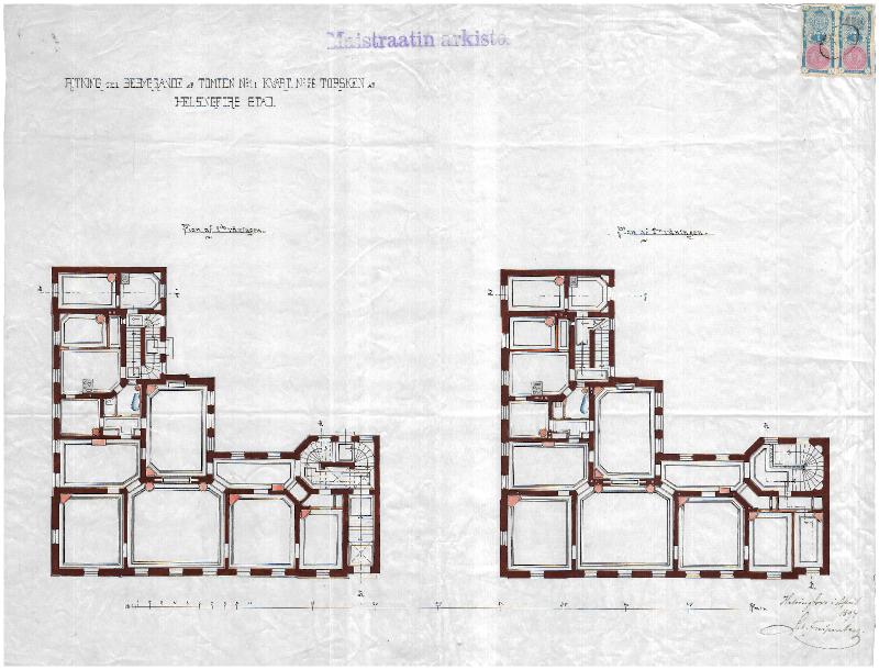 Esikatselukuva: Bernhardinkatu 7, pohjapiirros