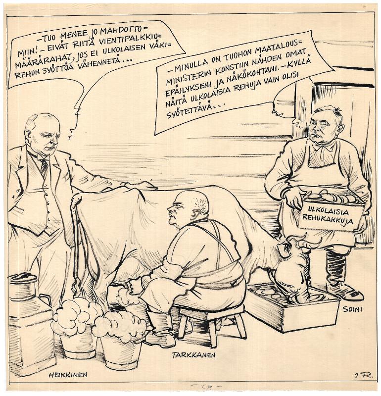 Esikatselukuva:&nbsp;Päivän piirtoja HS:lle (4.5.1937) nro. 1284