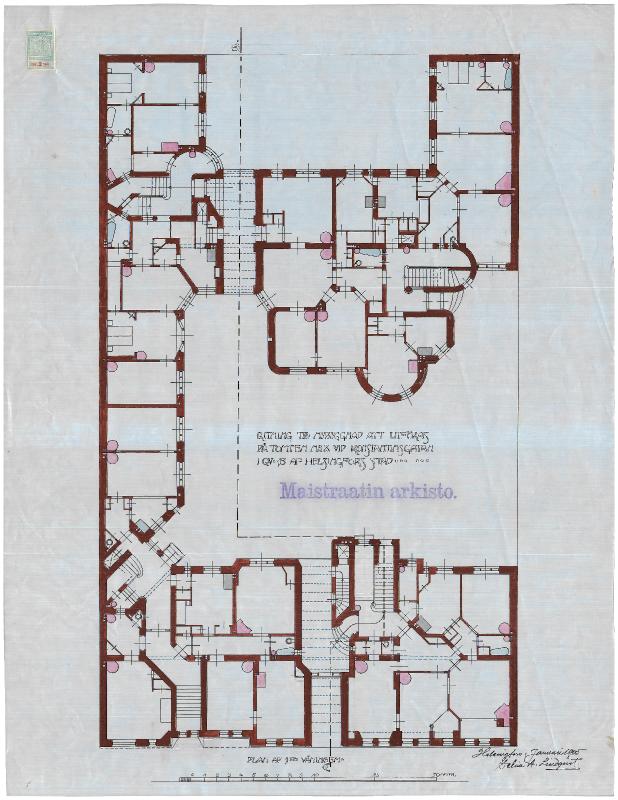 Esikatselukuva: Meritullinkatu 15, pohjapiirros