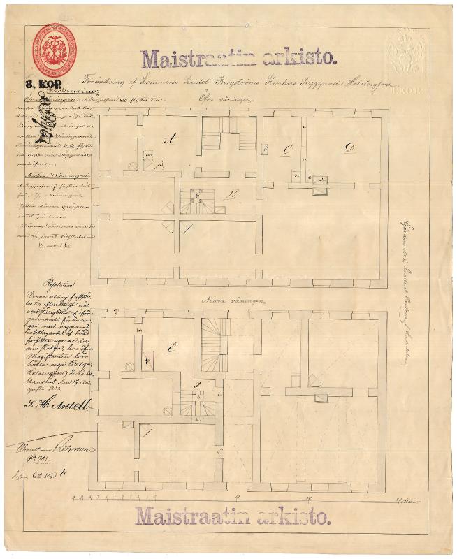 Esikatselukuva:&nbsp;Mariankatu 5-7, pohjapiirros