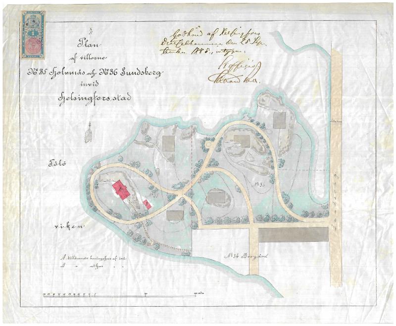 Esikatselukuva: Siltasaari, Iso, Alue 35, asemapiirros