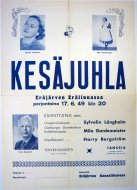 ???resource.thumbnail???: Kesäjuhla Eräjärven Erälinnassa perjantaina 17. 6. 49 klo 20.