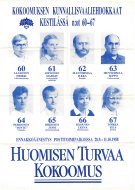Esikatselukuva: Kokoomuksen kunnallisvaaliehdokkaat kestilässä n:ot 60-67.