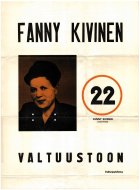 Esikatselukuva:&nbsp;Fanny Kivinen valtuustoon.