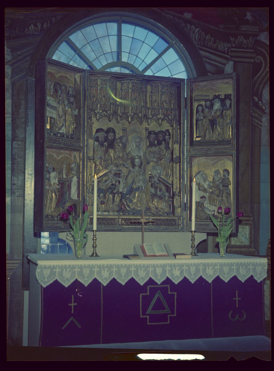 ???resource.thumbnail???: Färgbild på det medeltida altarskåpet i ...
	
		Färgbild på det medeltida altarskåpet i Vörå kyrka. Eventuellt taget efter renoveringen 1959 enli...