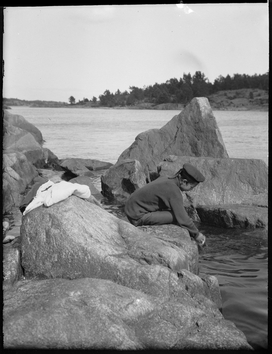 ???resource.thumbnail???: Båt-Kalle Yngelius (Ingelius?) under Visbyresan.