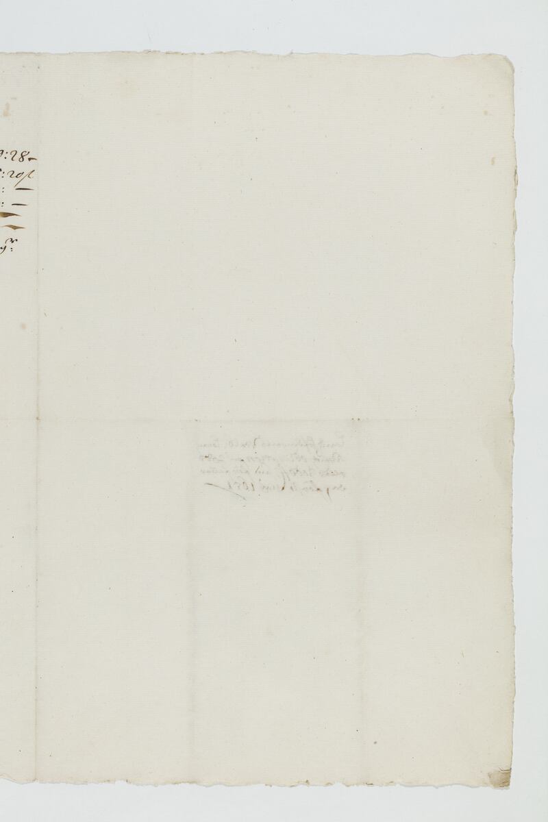 Esikatselukuva: Två skuldsedlar undertecknade av Lorentz Creutz ...
	
		Två skuldsedlar undertecknade av Lorentz Creutz den äldre, 1651 och 1669.
