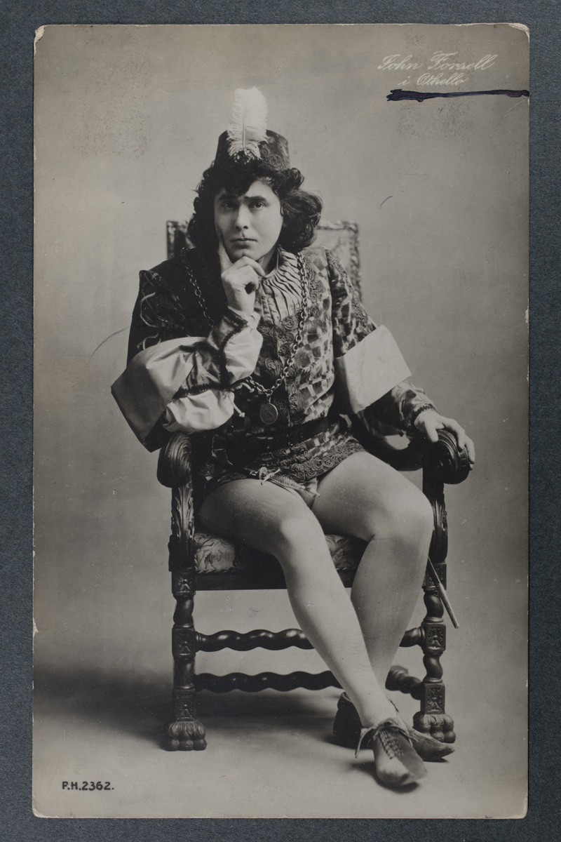 ???resource.thumbnail???: John Forsell (1868-1941) som Jago i "Othello".