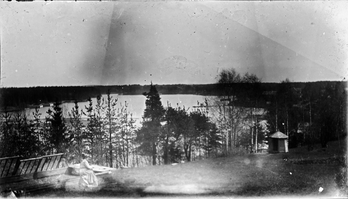 Esikatselukuva: Vinterbild av trädgården i Raivola.