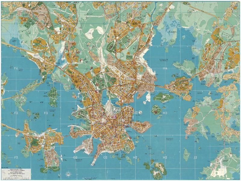 Esikatselukuva:&nbsp;Helsingin keskustan kartta