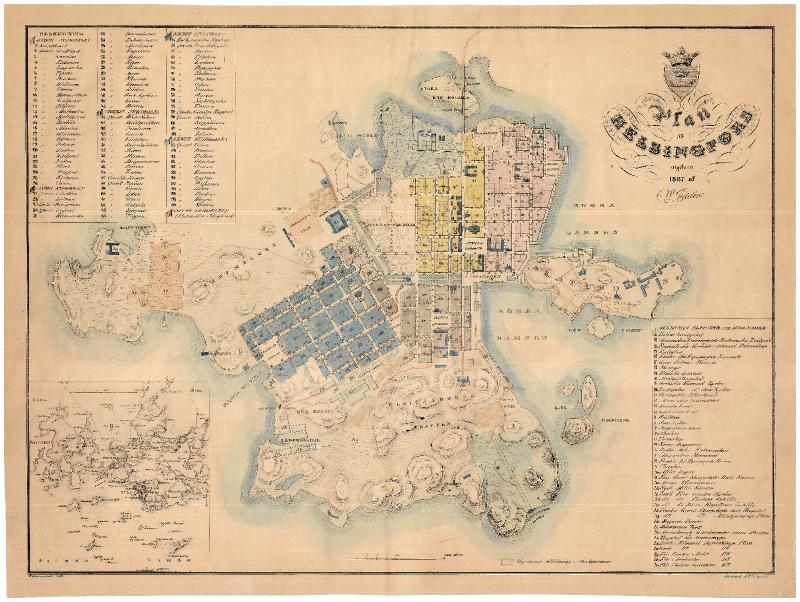 Esikatselukuva:&nbsp;Suomen kaupunkien kartat, Helsinki