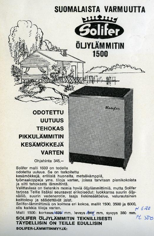 Esikatselukuva: Solifer-öljylämmitin