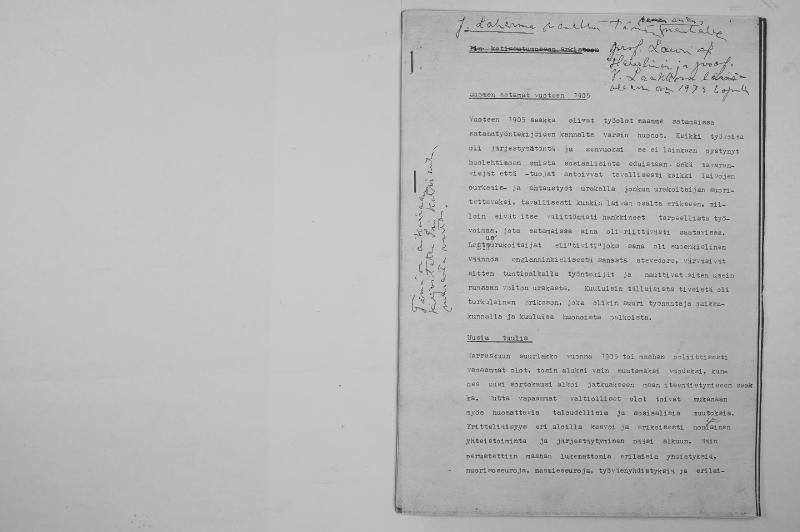 Esikatselukuva:&nbsp;Suomen satamat vuoteen 1905 -kirjoitus
	
		- Kirjoitettu alunperin Iin kotiseutuliiton museota varten
- Alkuperäinen tiedostonimi: Suomen s...