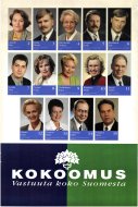 Esikatselukuva: Kokoomus
	
		Eduskuntavaalit 1995. 2. Eija Anttola, Riihimäki. 3. Martti Esala, Jokioinen. 4. Helena Hirviniem...