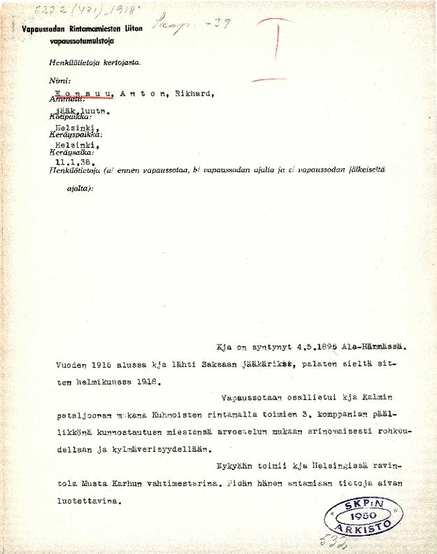 Esikatselukuva: Suomenluokkasota_Heh_Valkoisenpuolenaineisto_Vapaussodan_rintamamiesliitto_sotamuistoja_1918_Eonsuu