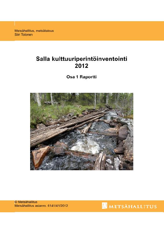 Esikatselukuva:&nbsp;Salla kulttuuriperintöinventointi 2012