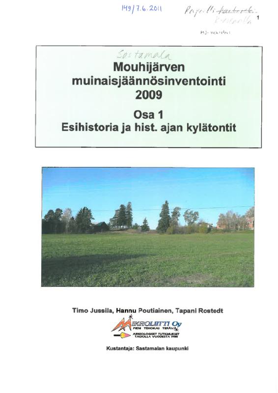 Esikatselukuva: Sastamala. Mouhijärvi