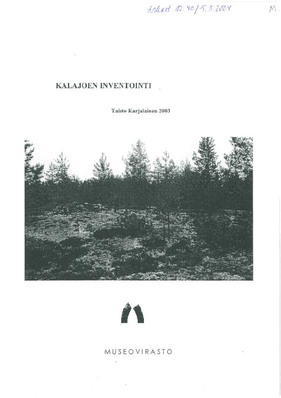 Esikatselukuva: Kalajoen inventointi