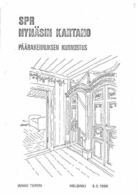 Esikatselukuva: Nynäsin kartano, Päärakennuksen kunnostus