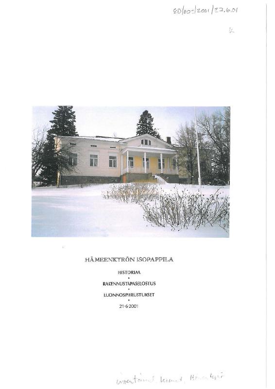 Esikatselukuva: Hämeenkyrön isopappila