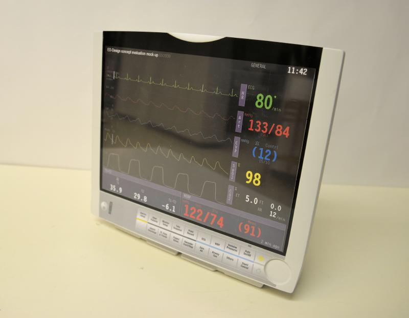 Esikatselukuva: GE Healthcare B40 China monitor mockup