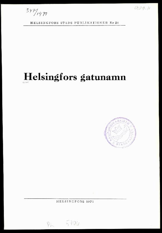 Esikatselukuva:&nbsp;Helsinginfors gatunamn