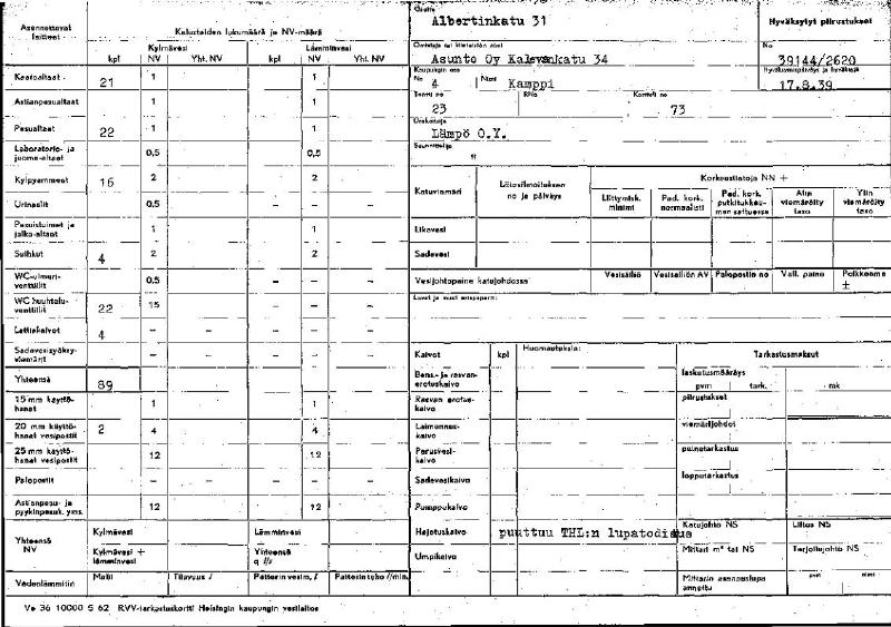 Esikatselukuva:&nbsp;Albertinkatu 31 - 39144-2620