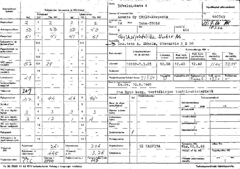 Esikatselukuva: Döbelninkatu 4 - 660349